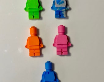 Lego Buddy Crayon, Crayón personalizable, Crayón personalizado, Regalo, Favor de fiesta