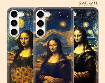 Van Gogh Phone Case Starry Night Cover for Samsung Galaxy S24Ultra, S23, S22 A15 A14 A54 A53 A34 iPhone 15 14 13 12 11 Google Pixel 8 7 6 5