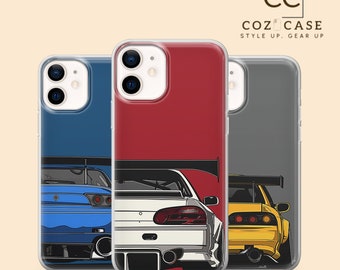 JDM Supra Phone Case Toyota Supra Cover for iPhone 15 14 13 12 11 Pro 11 Xr Xs X Se  8 Samsung S23 S22 A73 A53 A13 A12  Pixel 8A Pro 7A 6 5