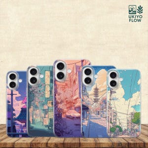 Anime Lofi Phone Case: Chibi Manga Art, TPU Gel