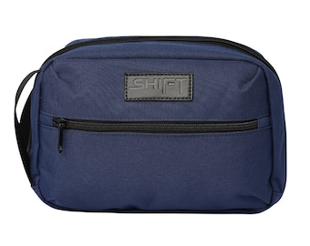 SHIFT Toiletry Bag for Men and Women with 2 Reusable Bottles Stay Organized with Travel Toiletry Bag Durable Toiletry Bag with Hanging Hook