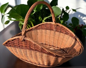 OFFSCH Wicker Woven Picnic Basket Portable - View #8