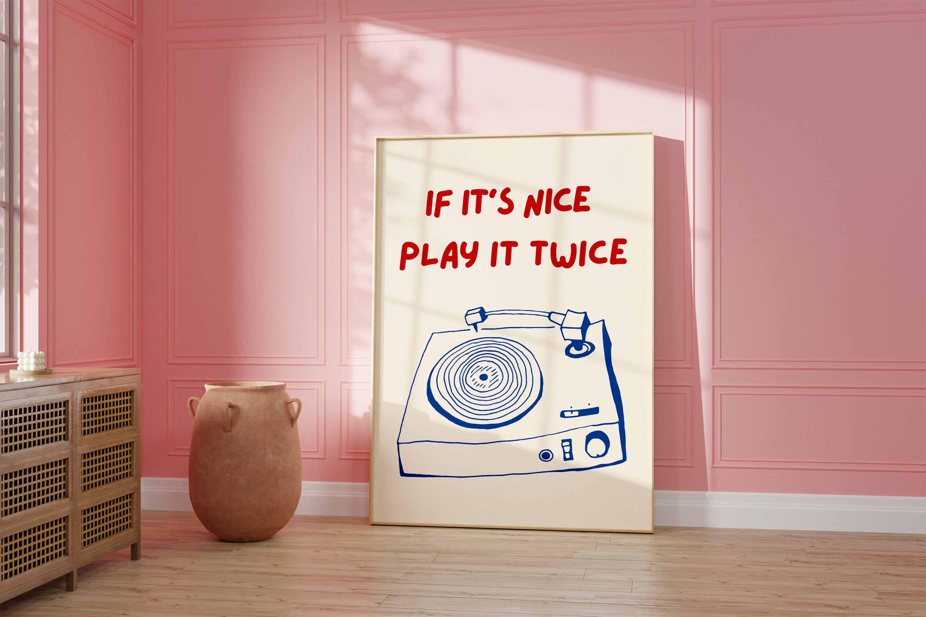 【Technics 非売品】ターンテーブルオーケストラ 特大ポスター 音楽ポスター、ターンテーブルに関する名言プリント、寮のインテリア