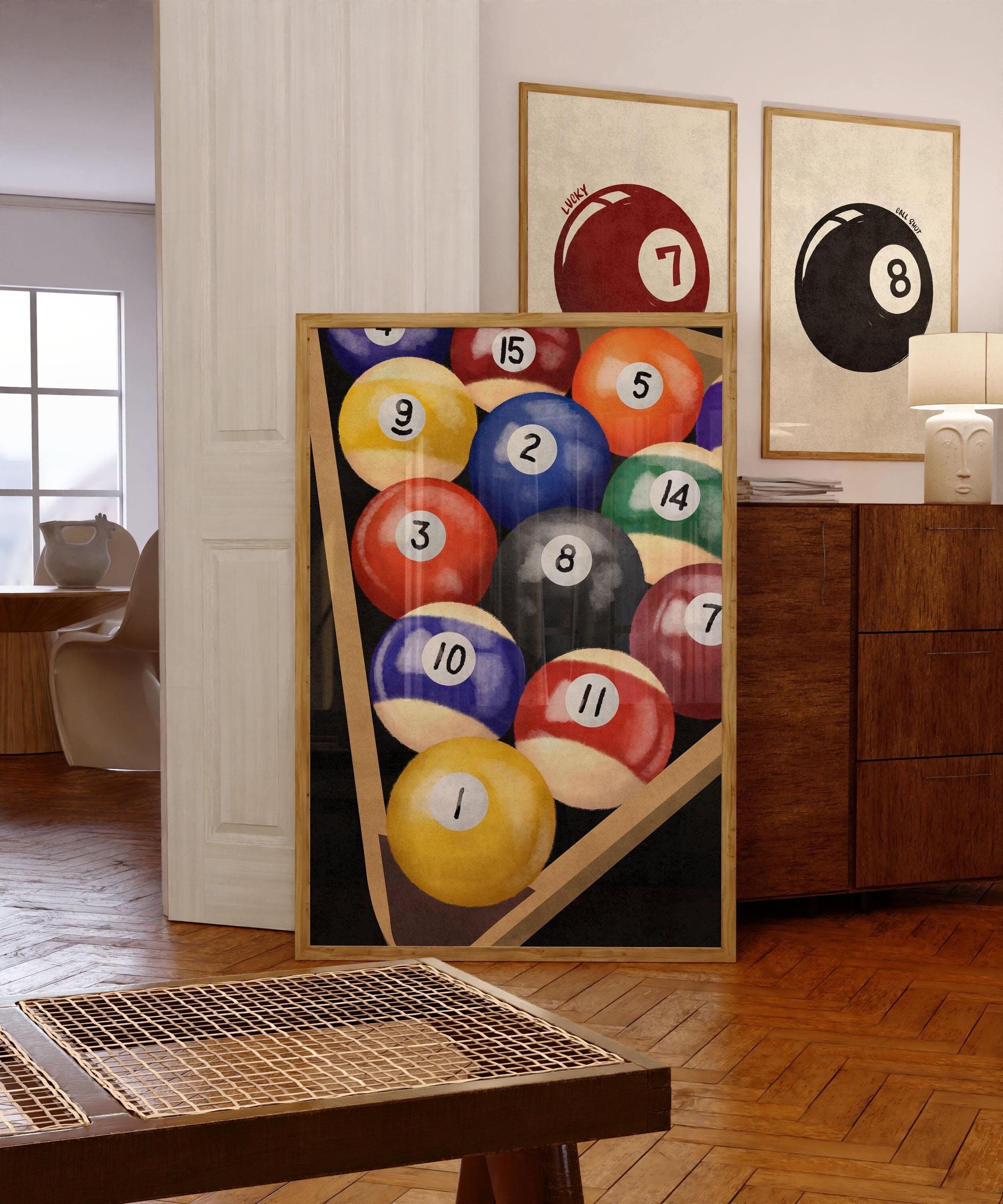 Vintage pool balls - Etsy 日本