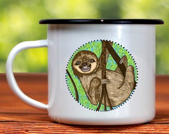 Sloth Camp Mug 10 oz