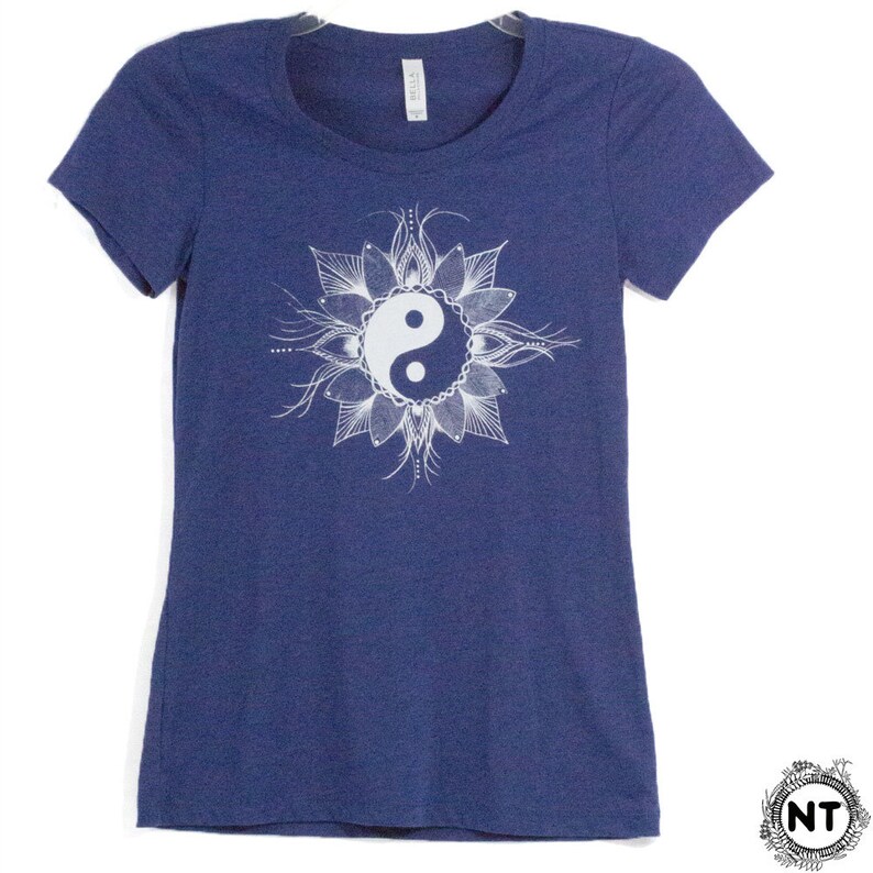 Yin Yang Mandala Women's Tee Shirt image 1