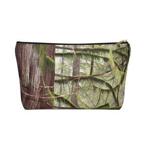 Old Growth Trees, Pacific Northwest Photo Design on Accessory Pouch w T-bottom image 7