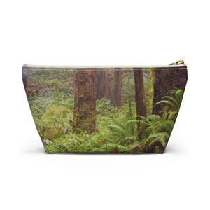 Forest, Pacific Northwest, Old Growth Trees, Zipper Pouch, Accessory Pouch--w T-bottom