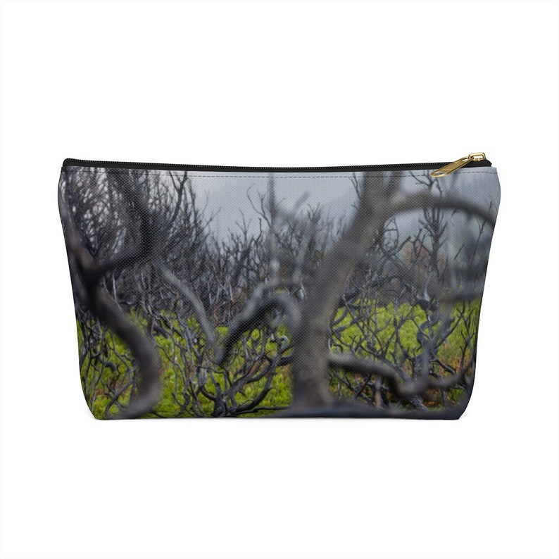 Witchy Trees Landscape Photograph Printed on Accessory Pouch w image 1
