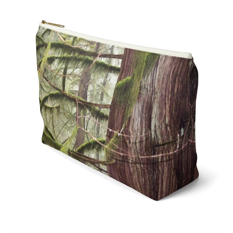 Old Growth Trees, Pacific Northwest Photo Design on Accessory Pouch w T-bottom image 4