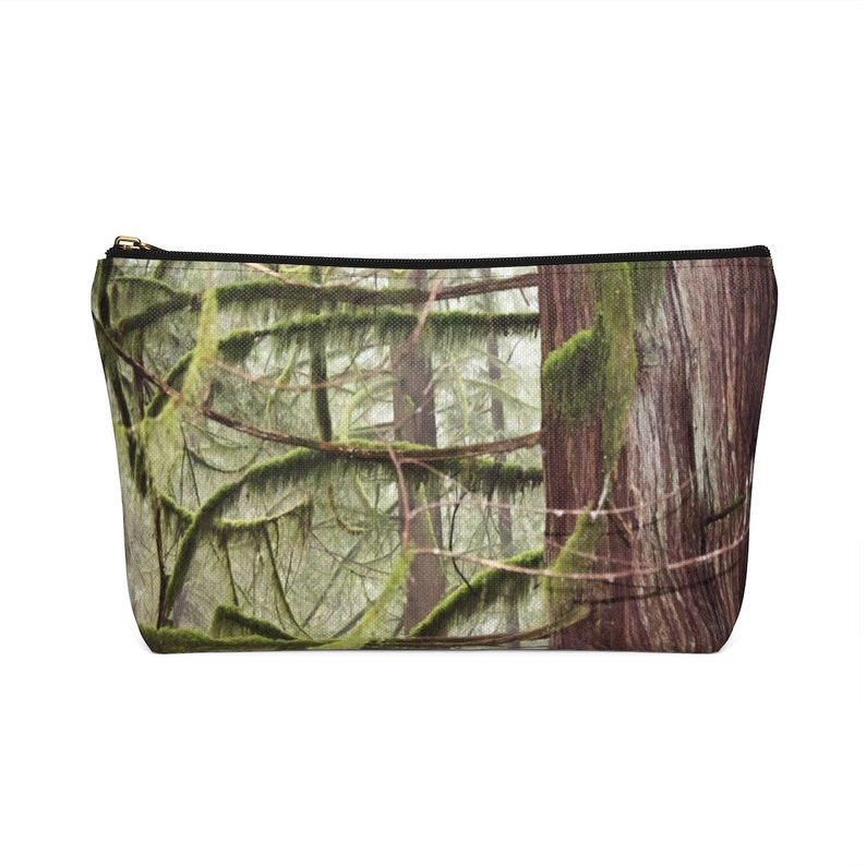 Old Growth Trees, Pacific Northwest Photo Design on Accessory Pouch w T-bottom image 8