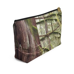 Old Growth Trees, Pacific Northwest Photo Design on Accessory Pouch w T-bottom image 3