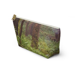 Forest Pacific Northwest Old Growth Trees Zipper Pouch image 2