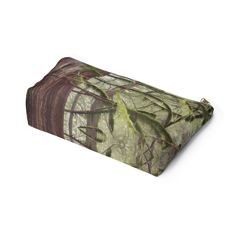 Old Growth Trees, Pacific Northwest Photo Design on Accessory Pouch w T-bottom image 5