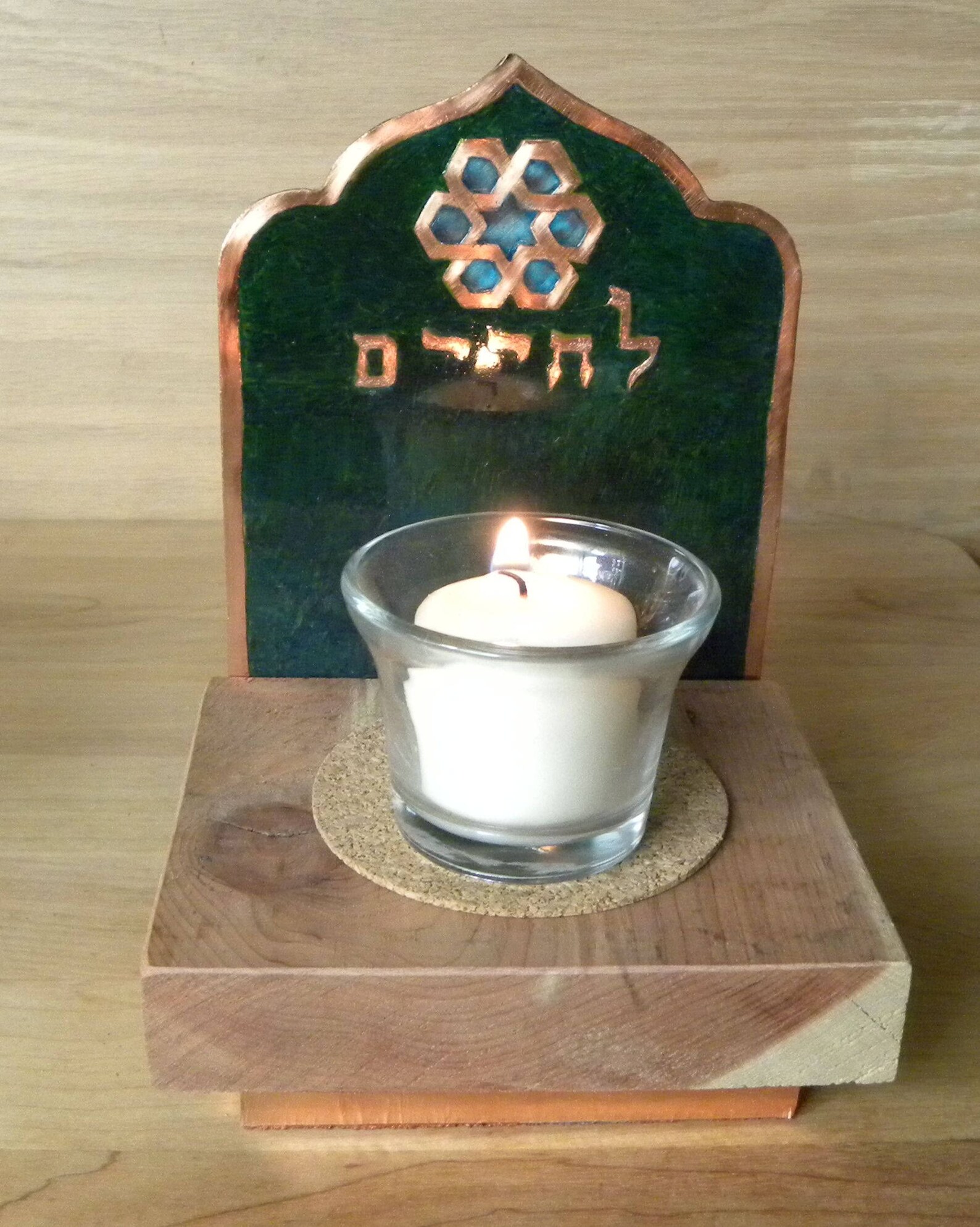 Alhambra Yizkor Candle Setting Emerald Celebration of Life Etsy