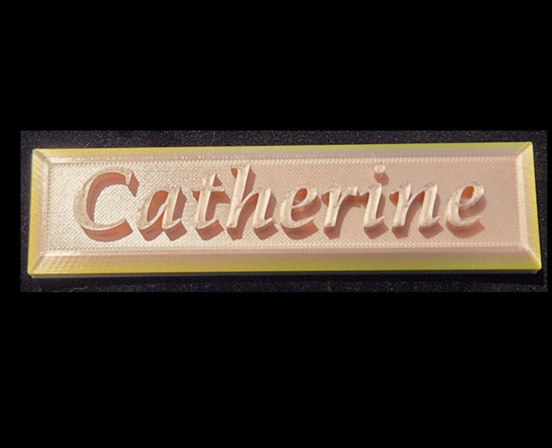 Custom 3d printed name plate etsy