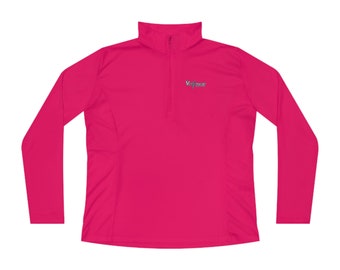 Team Logo Ladies Quarter-Zip Pullover