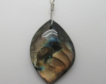 Labradorite and Sterling Pendant