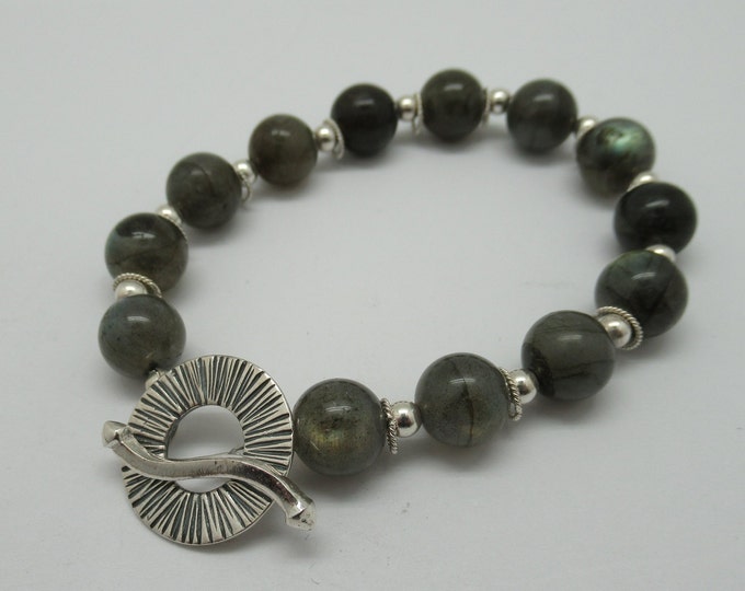 Labradorite and Sterling Bracelet