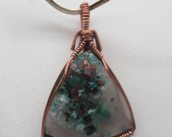 Natural Confetti Chrysocolla Pendant