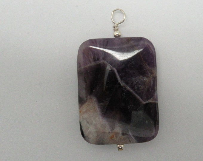 Amethyst and Sterling Pendant