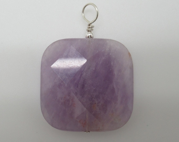 Amethyst and Sterling Pendant