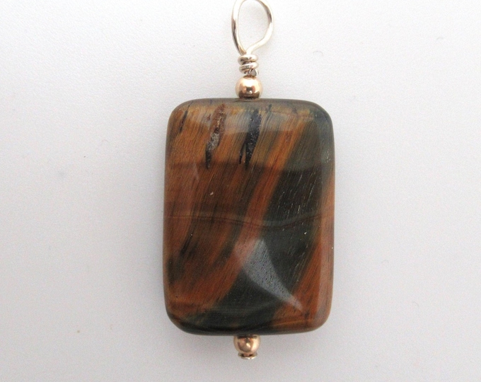 Natural Tiger Eye  Pendant