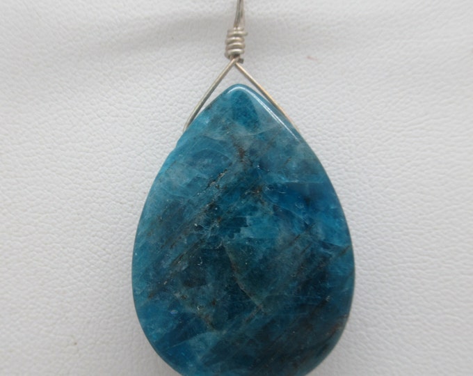 Apatite and Sterling Silver Pendant