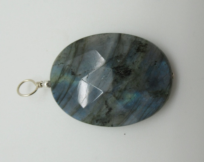 Labradorite and Sterling Pendant