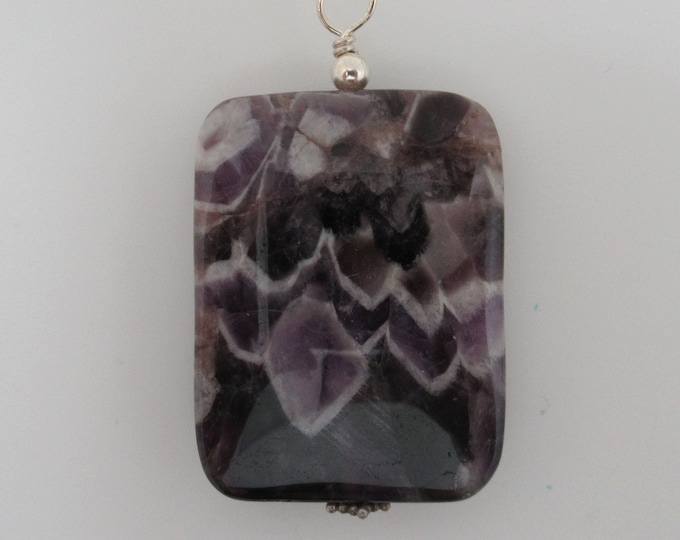 Amethyst and Sterling Pendant