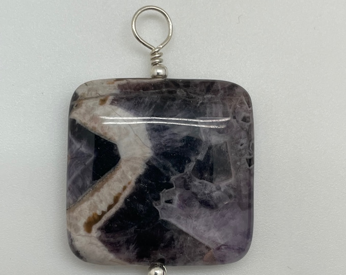 Amethyst and Sterling Pendant