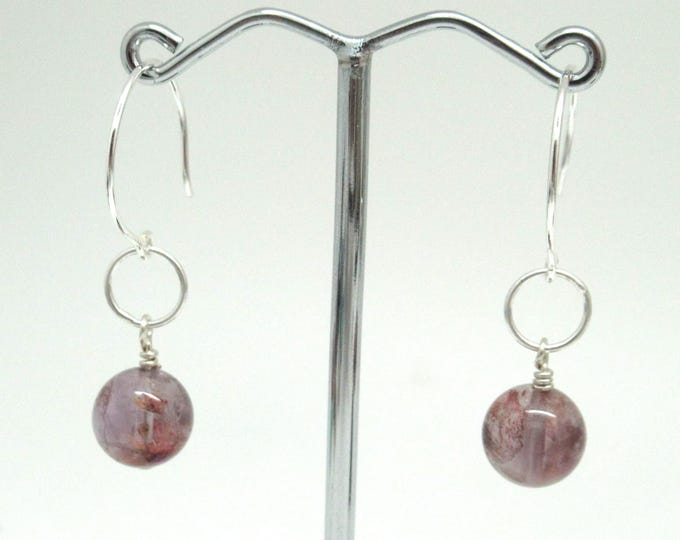 Super 7 and Sterling Earrings