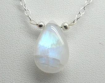 Moonstone and Sterling Silver Necklace