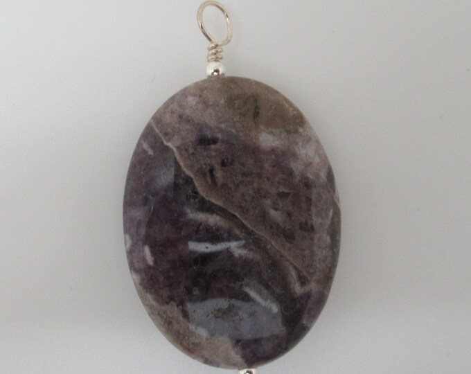 Amethyst and Sterling Pendant