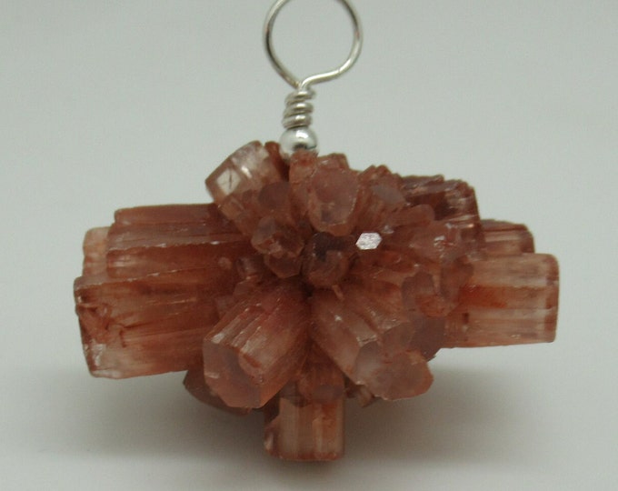 Natural Aragonite Crystal Pendant