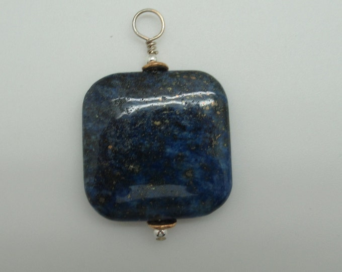 Lapis Lazuli and Sterling Pendant