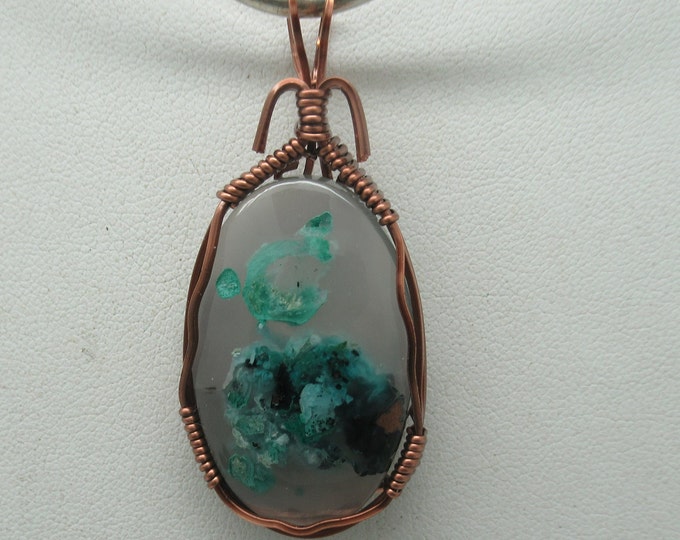 Natural Confetti Chrysocolla Pendant