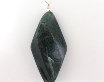 Moss Agate Pendant