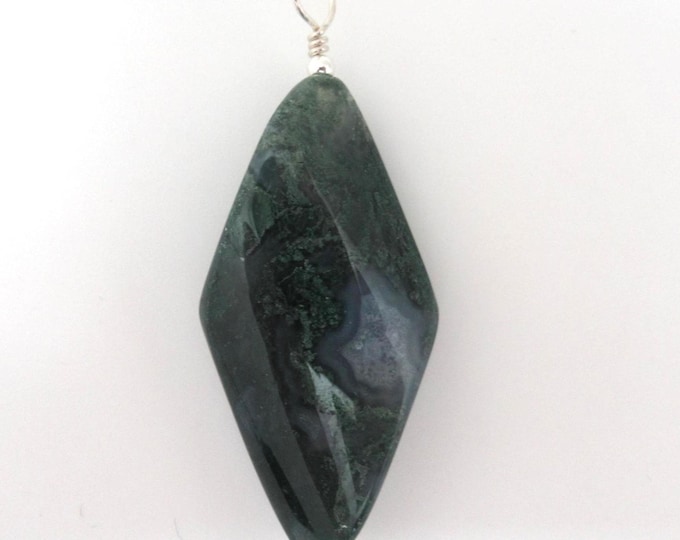 Moss Agate Pendant