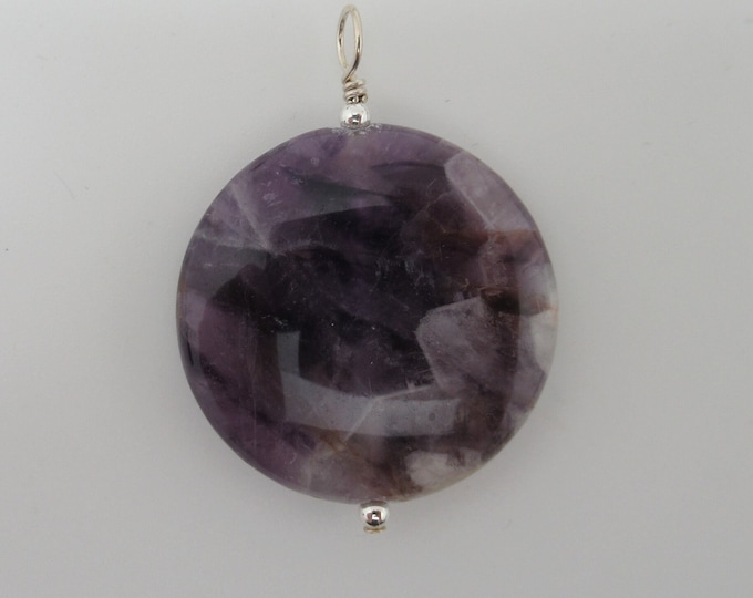 Amethyst and Sterling Pendant