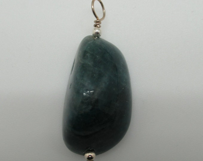 Apatite and Sterling Silver Pendant