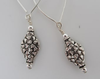 Sterling silver swing earrings