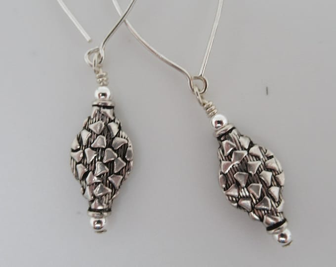 Sterling silver swing earrings