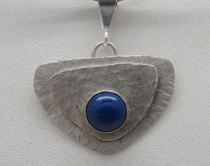 Lapis Lazuli and Sterling Pendant