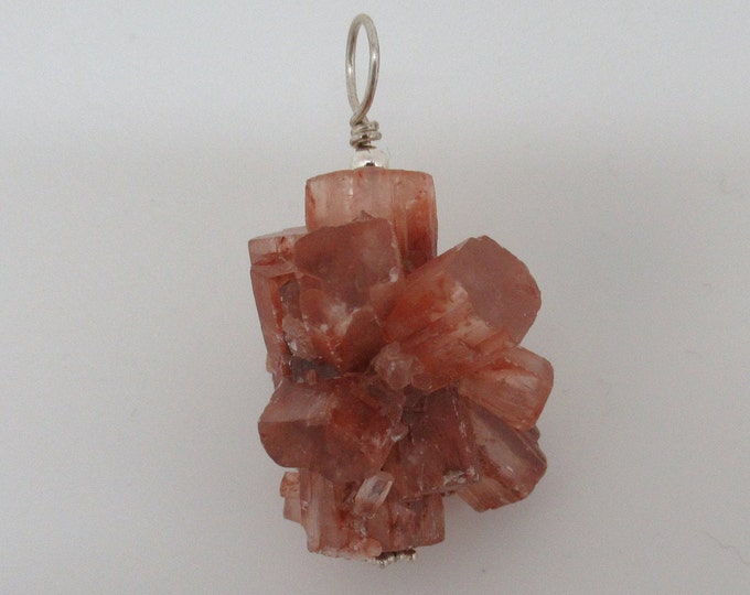 Natural Aragonite Crystal Pendant