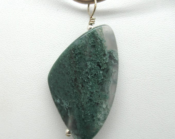 Moss Agate Pendant