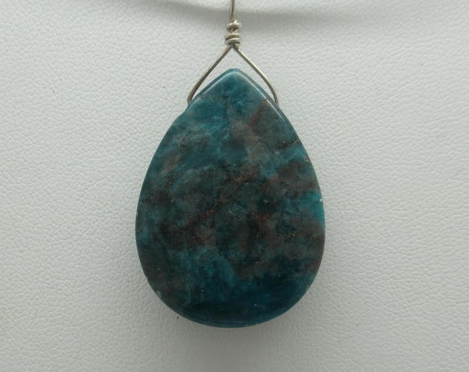 Apatite and Sterling Silver Pendant