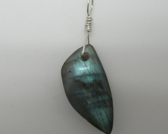 Labradorite and Sterling Pendant