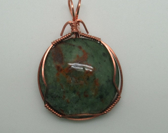 African Green Opal Pendant