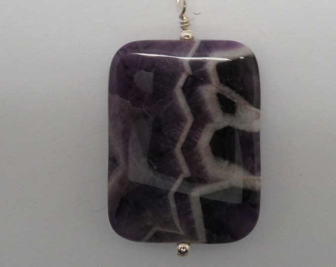 Amethyst and Sterling Pendant